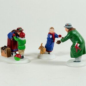 Dept 56 Welcome Home 5533-6 Christmas in the City 3 Pc Set Vintage